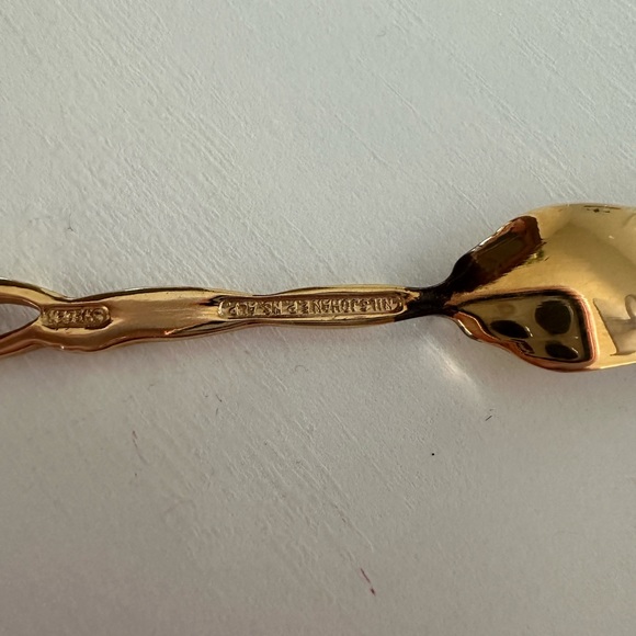 VINTAGE STAMPED NILS JOHAN E.R.NS. ALP. ORNATE COCKTAIL FORK - Picture 3 of 16